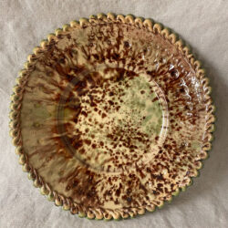 Burgundy Pottery Small Speckled Serving Platter - FCPMPP2