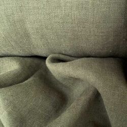 French Washed Linen Forest Green