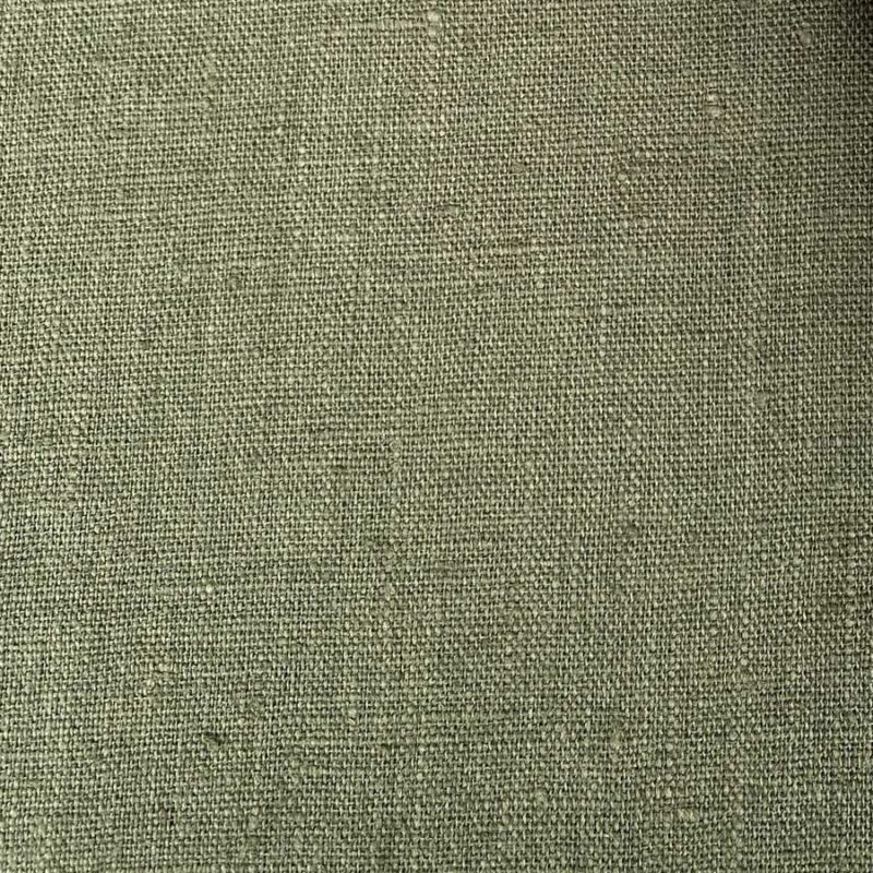 French Washed Linen Forest Green