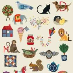 Alphabet Poster by Alice Melvin