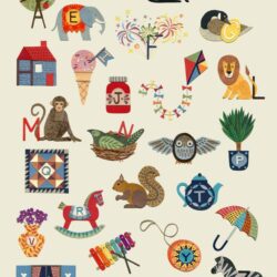 Alphabet Poster by Alice Melvin