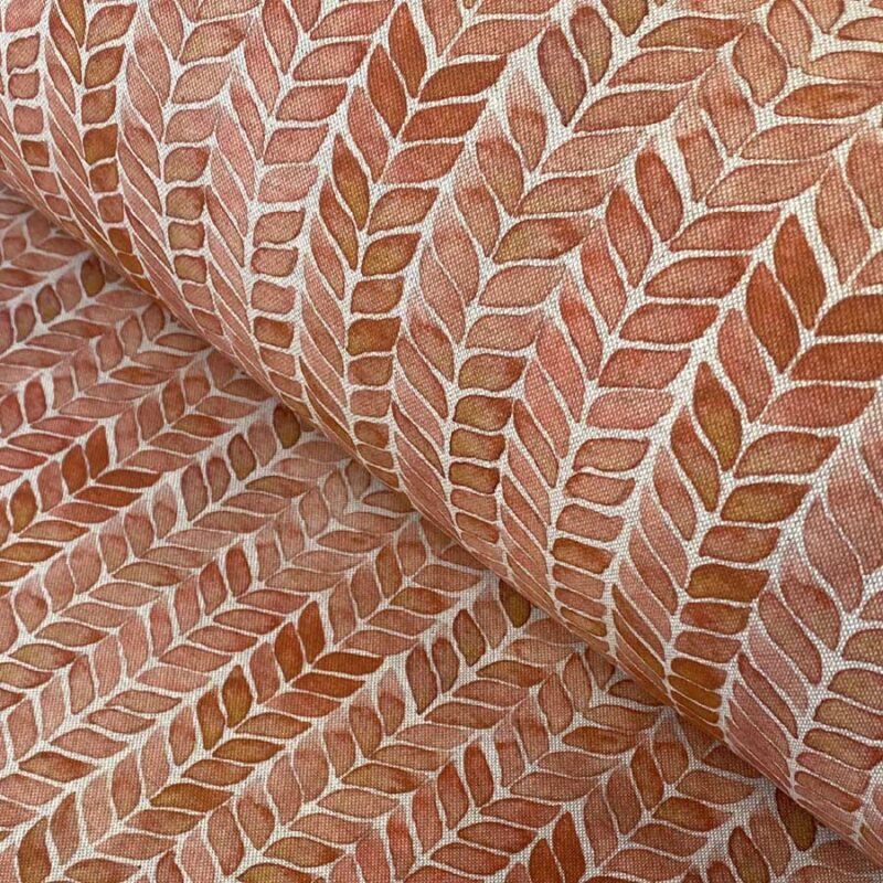 Braid Print Linen Look Fabric Marmalade Tinsmiths