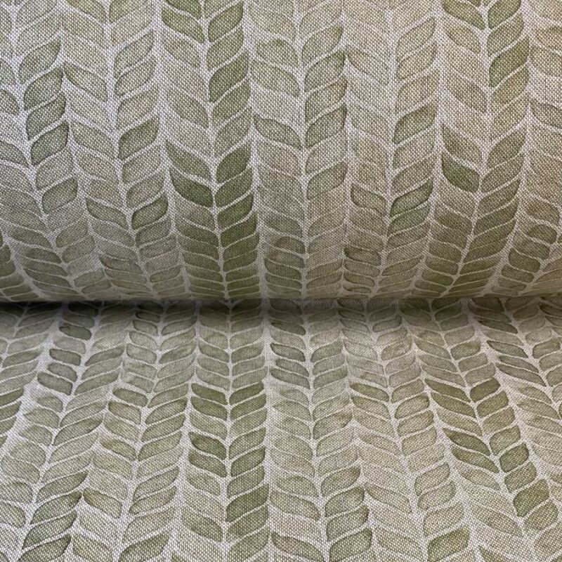 Braid Fabric Print Sage Green Tinsmiths