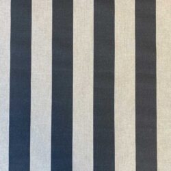 Broad-Stripe-Charcoal-Natural Fabric Tinsmiths