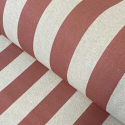 Broad-Stripe-Strawberry-Red Fabric Tinsmiths