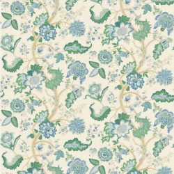 Kitty Blue Green Fabric Repeat Tinsmiths