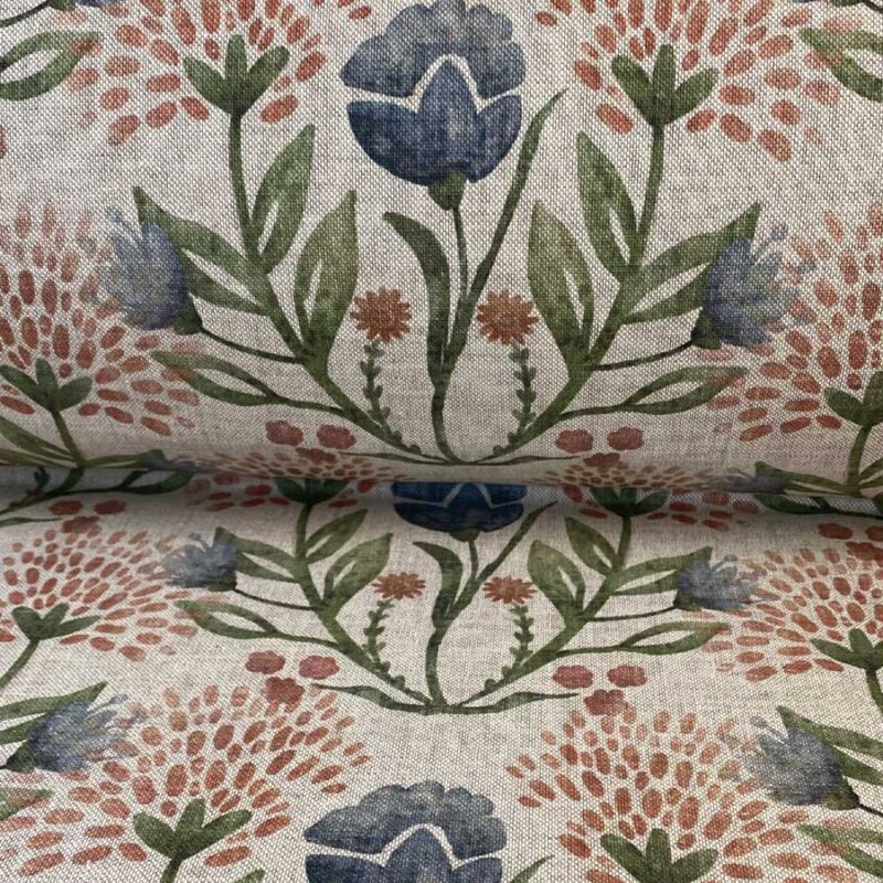 Wild Clover Natural - Indigo and Red - Image 3