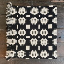 Welsh Tapestry Floor Rug - Black