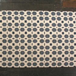 Welsh Tapestry Floor Rug - Navy