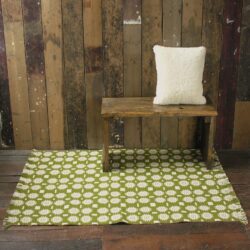 Welsh Tapestry Floor Rug - Olive Green