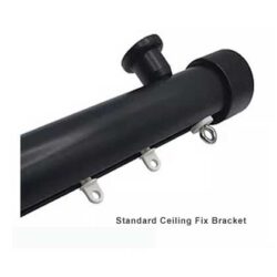 Round Straight Metal Curtain Track Ceiling Fix Bracket