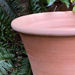 Hand Thrown Long Tom Kitchen Garden Terracotta Pot