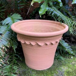Small Hand thrown terracotta garden pot