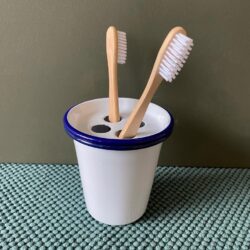 Enamel Toothbrush Holder