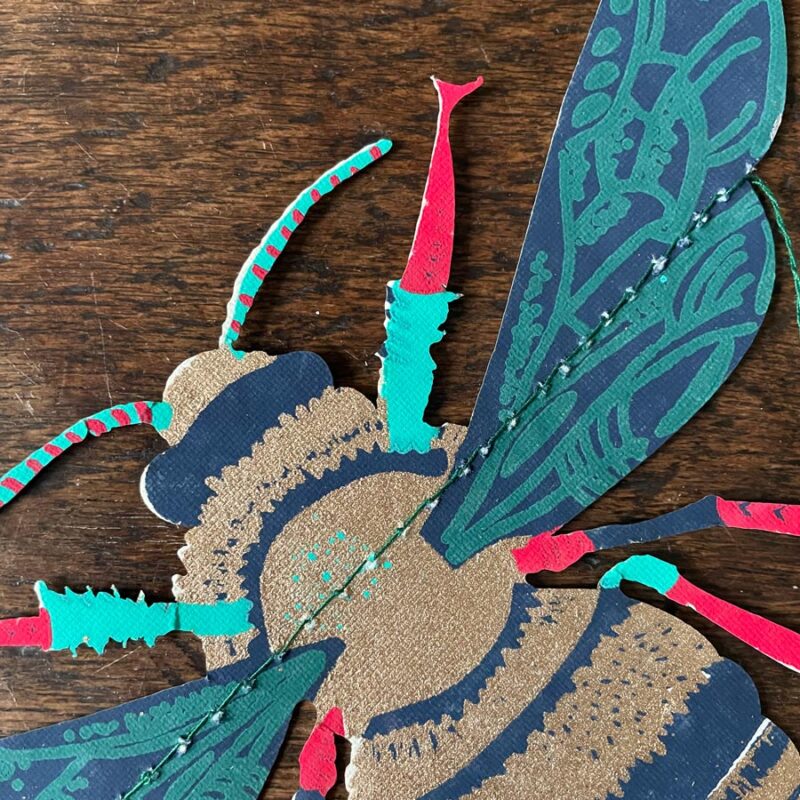 Recycled Paper Garland - Insects