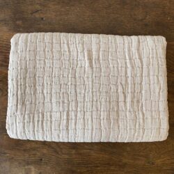 100% Cotton Stonewashed Bed Cover - Natural