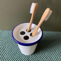 Enamel Toothbrush Holder