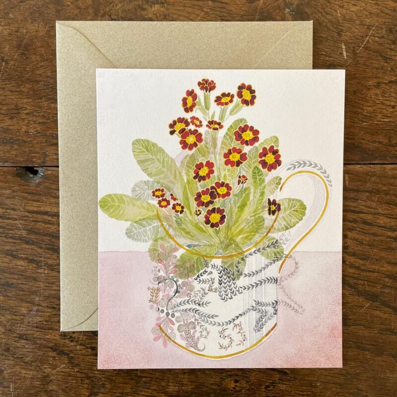 Pack of Six Postcards by Angie Lewin