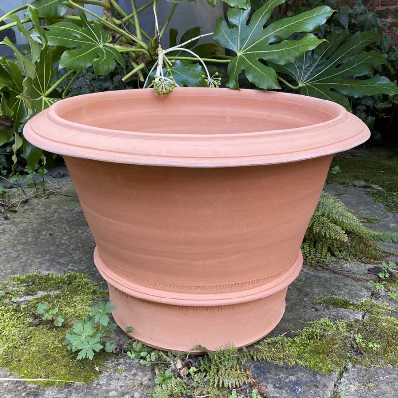 Extra Large Terracotta Orange Garden Pot