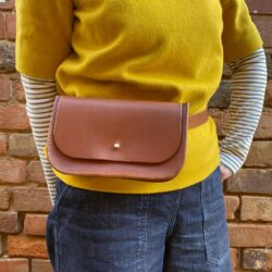 Handmade Leather Belt Bag