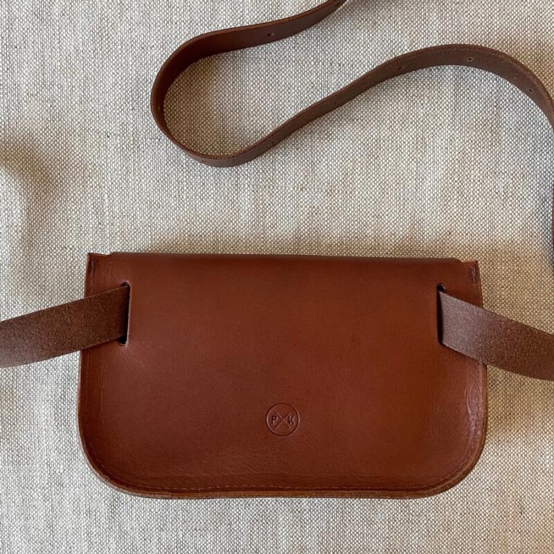 Handmade Leather Belt Bag