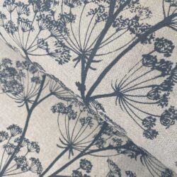 Cow Parsley Fabric in Indigo