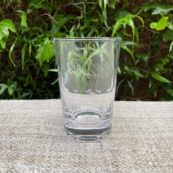 Set of Six Handmade Crystal Tumblers