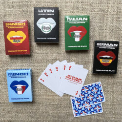 Lingo Language Playing Cards Tinsmiths