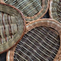 -Woven Willow Tray Tinsmiths