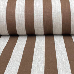 Beta Linen Stripe - Brown, 100% Linen, curtain fabric, designed in the uk, Discount Fabric, Herefordshire Curtains, Herefordshire Fabric shop, Herefordshire soft furnishings fabric, Herefordshire upholstery fabric, Ledbury Blinds, Ledbury curtains, Ledbury fabric shop, Ledbury upholstery fabrics, linen furnishing fabrics, linen striped fabric, soft furnishing, stripe, striped fabric, striped linen fabric, Striped material, stripes, Tinsmiths, tinsmiths ticking, uk made furnishing fabric