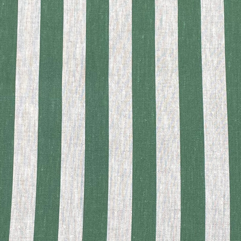 Beta Linen Stripe - Dark Green, 100% Linen, curtain fabric, designed in the uk, Discount Fabric, Herefordshire Curtains, Herefordshire Fabric shop, Herefordshire soft furnishings fabric, Herefordshire upholstery fabric, Ledbury Blinds, Ledbury curtains, Ledbury fabric shop, Ledbury upholstery fabrics, linen furnishing fabrics, linen striped fabric, soft furnishing, stripe, striped fabric, striped linen fabric, Striped material, stripes, Tinsmiths, tinsmiths ticking, uk made furnishing fabric