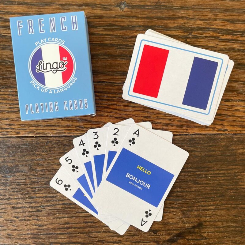 Learn A Language Playing Cards