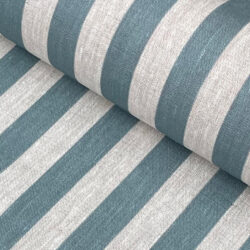 Beta Linen Stripe - Mineral Blue, 100% Linen, curtain fabric, designed in the uk, Discount Fabric, Herefordshire Curtains, Herefordshire Fabric shop, Herefordshire soft furnishings fabric, Herefordshire upholstery fabric, Ledbury Blinds, Ledbury curtains, Ledbury fabric shop, Ledbury upholstery fabrics, linen furnishing fabrics, linen striped fabric, soft furnishing, stripe, striped fabric, striped linen fabric, Striped material, stripes, Tinsmiths, tinsmiths ticking, uk made furnishing fabric