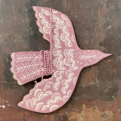 Hanging Wooden Bird Decoration