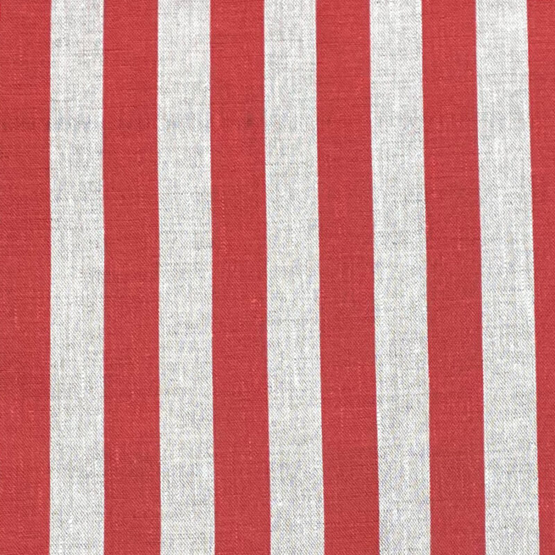 Beta Linen Stripe - Red, 100% Linen, curtain fabric, designed in the uk, Discount Fabric, Herefordshire Curtains, Herefordshire Fabric shop, Herefordshire soft furnishings fabric, Herefordshire upholstery fabric, Ledbury Blinds, Ledbury curtains, Ledbury fabric shop, Ledbury upholstery fabrics, linen furnishing fabrics, linen striped fabric, soft furnishing, stripe, striped fabric, striped linen fabric, Striped material, stripes, Tinsmiths, tinsmiths ticking, uk made furnishing fabric