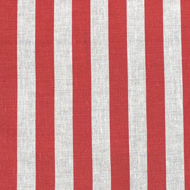 Beta Linen Stripe - Red, 100% Linen, curtain fabric, designed in the uk, Discount Fabric, Herefordshire Curtains, Herefordshire Fabric shop, Herefordshire soft furnishings fabric, Herefordshire upholstery fabric, Ledbury Blinds, Ledbury curtains, Ledbury fabric shop, Ledbury upholstery fabrics, linen furnishing fabrics, linen striped fabric, soft furnishing, stripe, striped fabric, striped linen fabric, Striped material, stripes, Tinsmiths, tinsmiths ticking, uk made furnishing fabric
