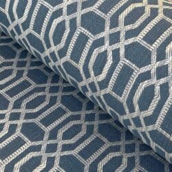 Upholstery Fabric Lattice - Airforce Blue