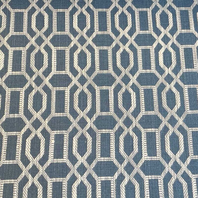 Upholstery Fabric Lattice - Airforce Blue