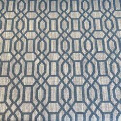 Upholstery Fabric Lattice - Airforce Blue