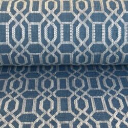 Upholstery Fabric Lattice - Airforce Blue