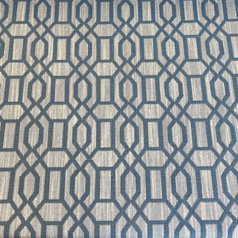 Upholstery Fabric Lattice - Airforce Blue