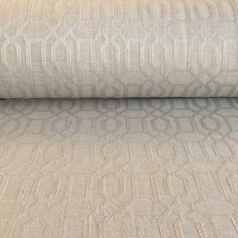 Upholstery Fabric Lattice - Cream