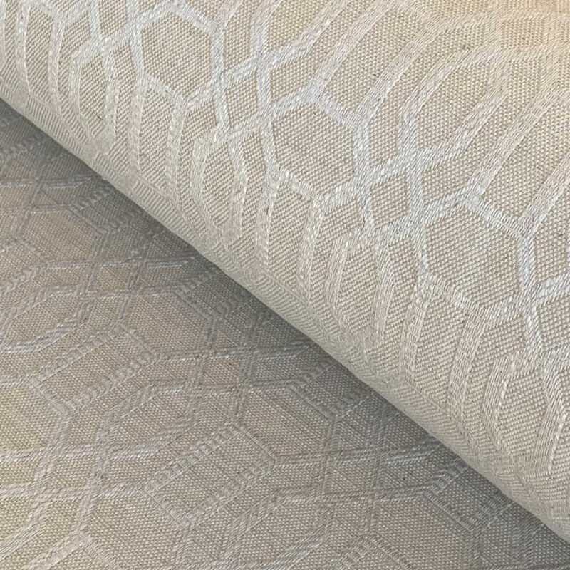 Upholstery Fabric Lattice - Cream