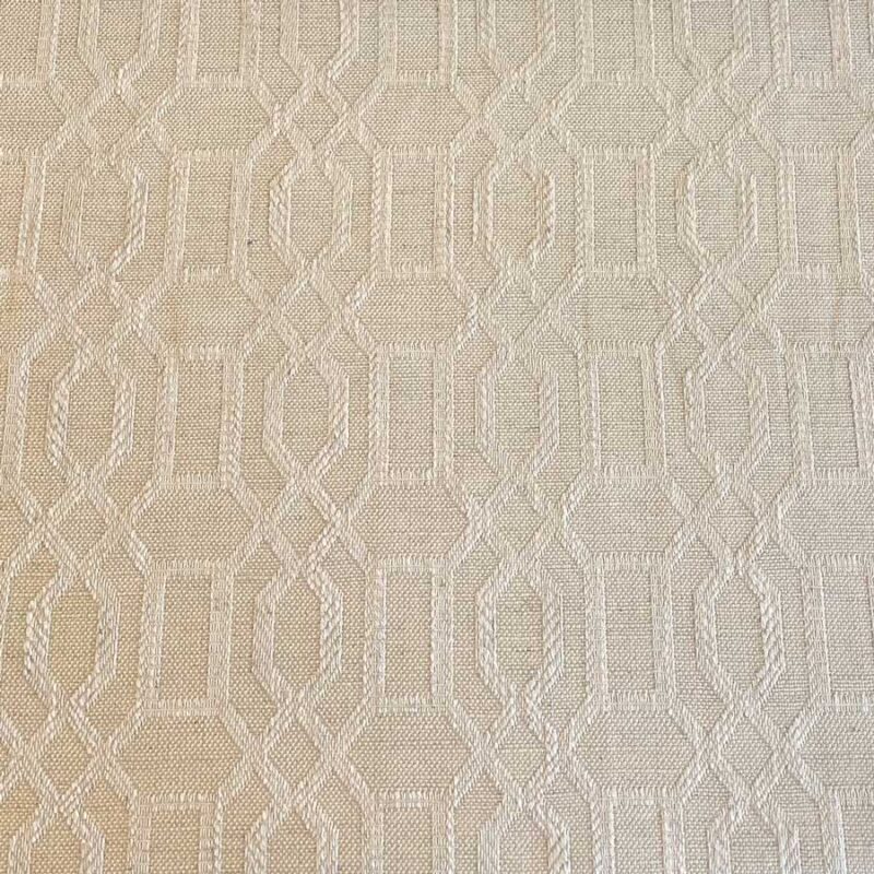 Upholstery Fabric Lattice - Cream