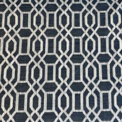 Upholstery Fabric Lattice - Navy