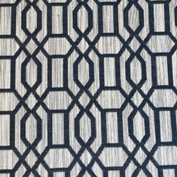 Upholstery Fabric Lattice - Navy