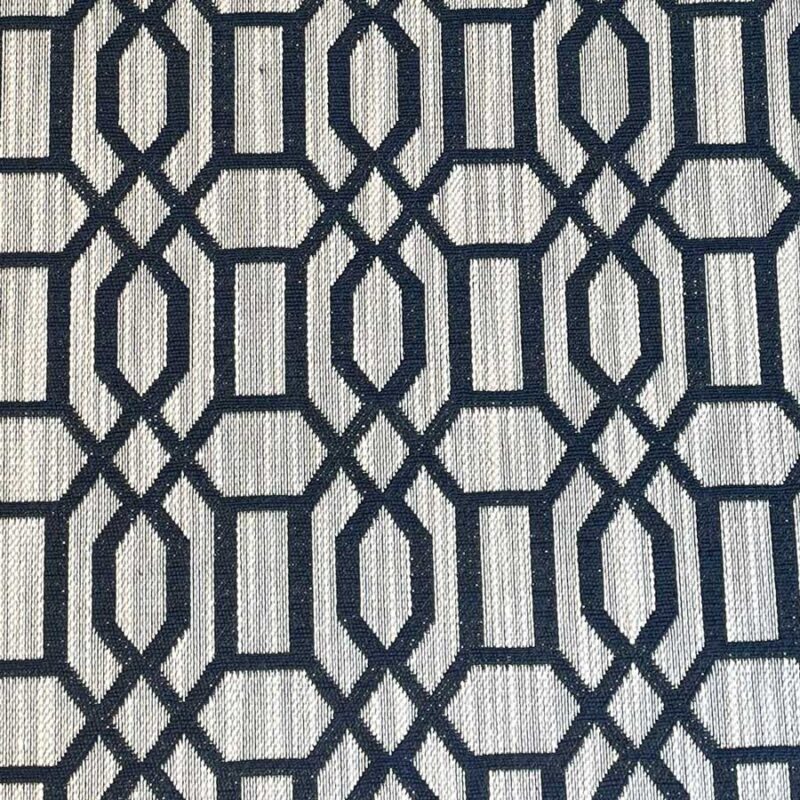 Upholstery Fabric Lattice - Navy