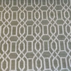 Upholstery Fabric Lattice - Olive Green