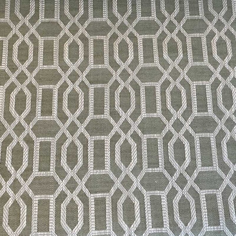 Upholstery Fabric Lattice - Olive Green