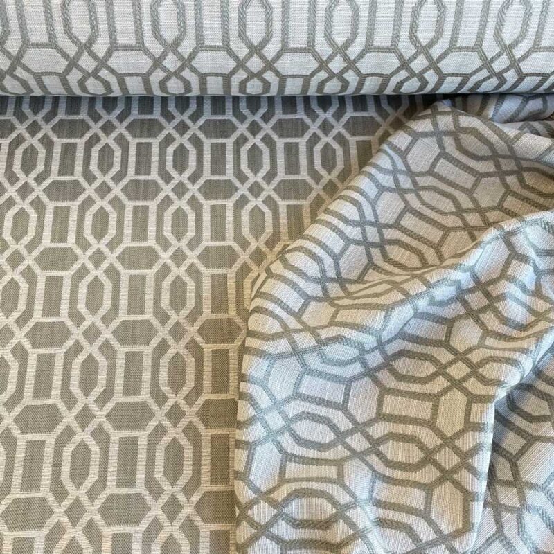 Upholstery Fabric Lattice - Pale Sage